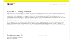 Desktop Screenshot of drinkingticket.com