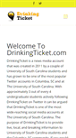 Mobile Screenshot of drinkingticket.com
